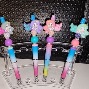Mermaid beadable pen